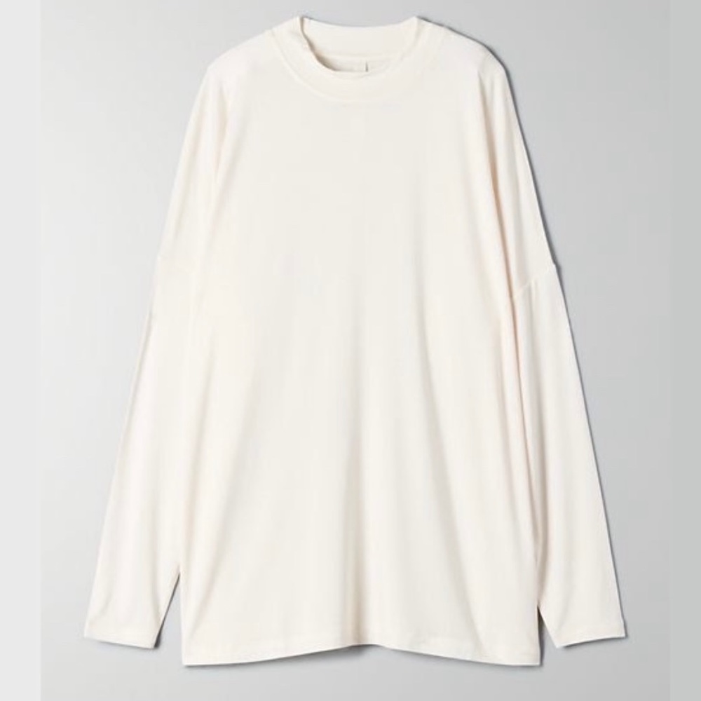 Aritzia Group by Babaton Thermaluxe mockneck top in cream/ivory - size XS NWT